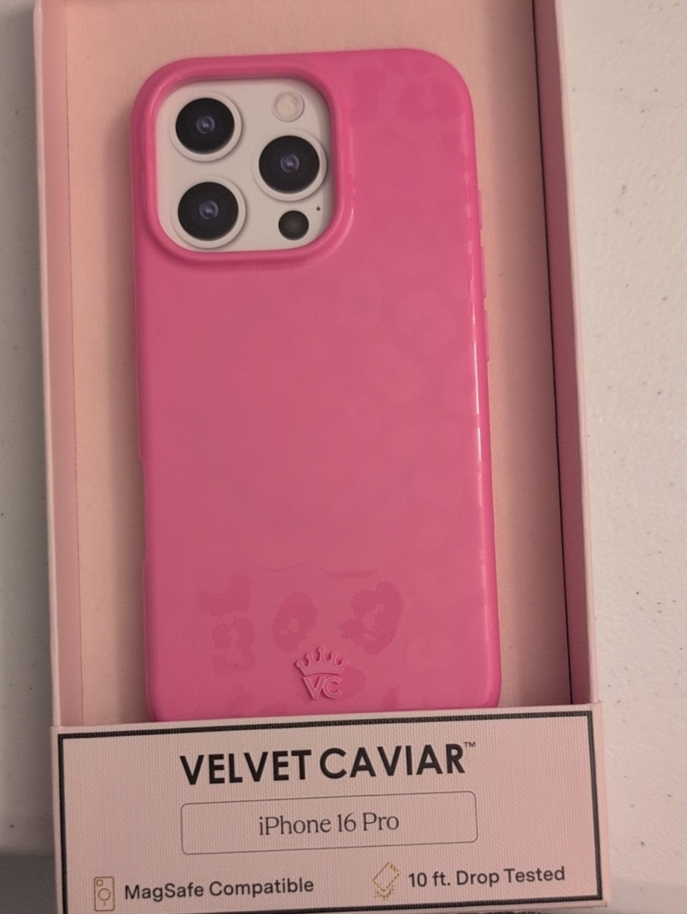 Velvet Caviar Hot Pink iPhone Case - MagSafe Ready
